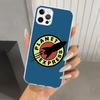 Futurama Planet Express Phone Case for Iphone 17 Air 16 15 Plus 14 13 Mini 12 11 Pro Max 16E 7 8 SE 2020 Soft Funda Print Shell