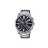 Edifice Classic Солнечная батарея Двойной дисплей Тонкие деловые часы Bluetooth-соединение Кварцевый механизм Стальной ремешок EQB-1200YD-1APR
