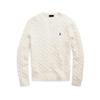 RL Ralph Lauren Pony Logo Crew Neck Knit Sweater - Men's & Women's Warm Autumn/Winter Cable Knit Pullover