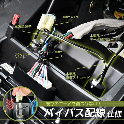 SEIWA Car Model-specific Supplies for Suzuki Jimny & Jimny Sierra (JB64/JB74) USB Type A Power Port + Data Communication Port IMP222 Reversible Automa