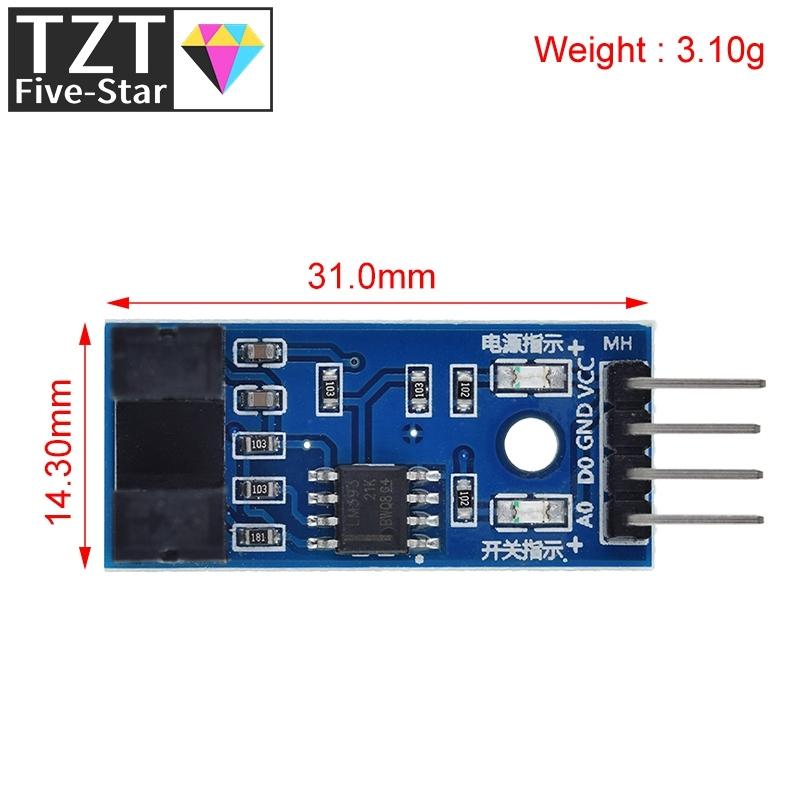 Photoelectric Beam Speed Sensor Module 3.3V-5V Slot-Type Optocoupler Tacho-Generator Counter For Arduino/51/AVR/PIC Diy Kit