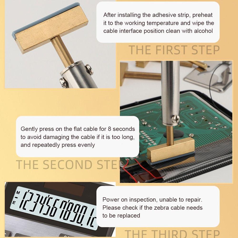 Durable Flex Cable LCD Screen Hot Pressing Head Soldering Iron T Tip Heater Tip T-head
