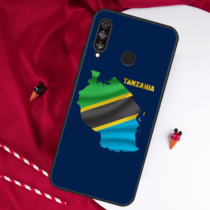 Tanzania National Flag For Huawei Nova Y61 Y91 Y73 Y72 Y90 Y70 Y60 12s 12i 11i 8i 9 10 SE P60 P30 Pro P40 Lite Case