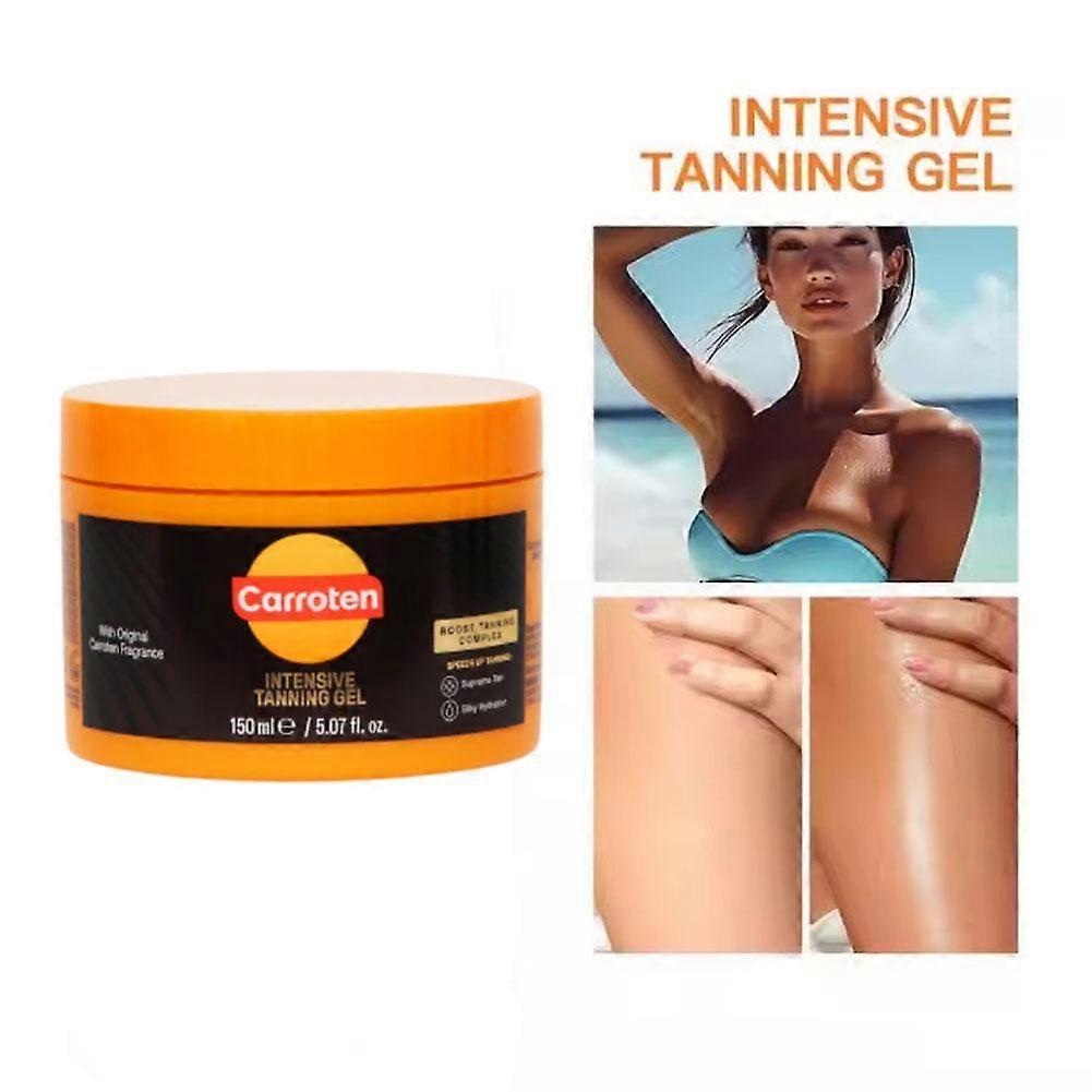 Tanning Lotion Cream 150ml Quick Color Development Long Lasting Effect Moisturizing Radiant Light Texture Sunscreen Protection Natural Gradient
