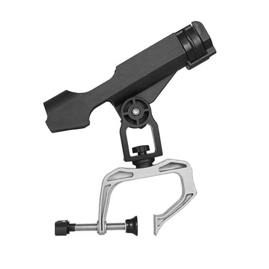 Boat Fishing Rod Holder 360-Degree Adjustable Rod Holder Large Clamp Opening Fishing Rod Racks Mount On Horizontal/Vertical Side Fishing Equipment