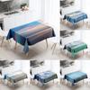 Landscape Tablecloth Natural World Scenery  Anti-Stain Waterproof Rectangular  Kitchen Table Home Decoration