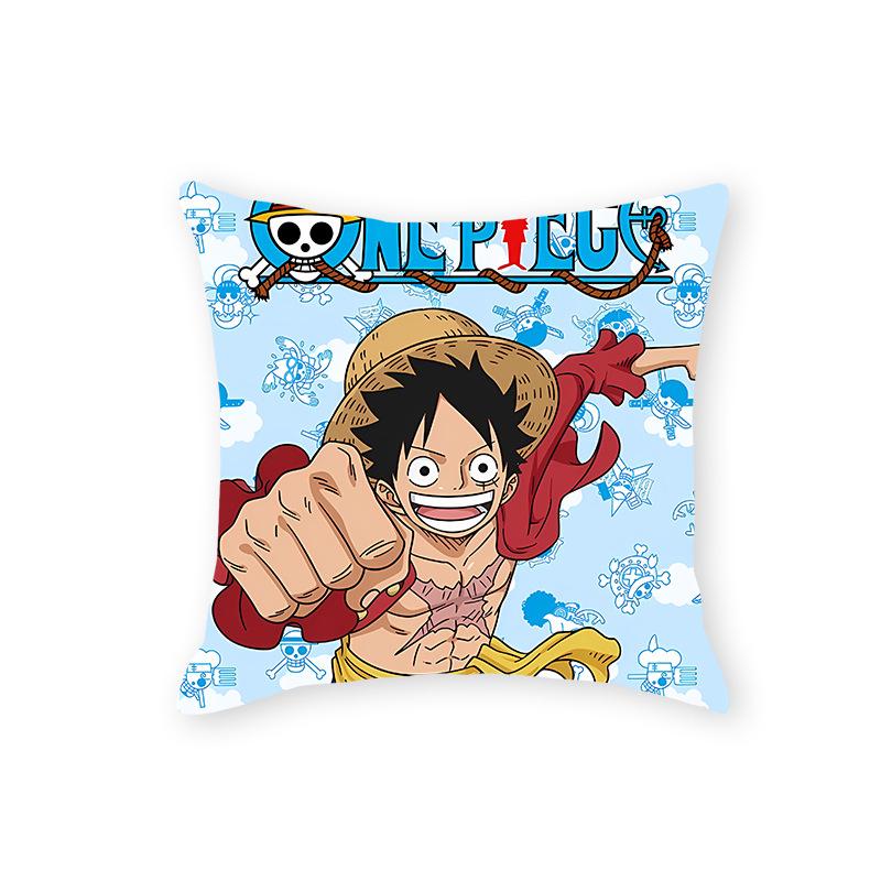 Плюшевая Подушка из Аниме One Piece - Мягкая Мультяшная Подушка для Дивана или Гостиной