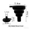 Compact Foldable Telescopic Silicone Funnel - Food-Grade Portable Mini Tool