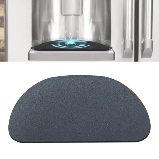 Поддон для капель холодильника Нескользящее дно Влаговпитывающий Быстросохнущий Уловитель воды Эффективная защита от брызг Многоразовый Каплесборник для диспенсера воды