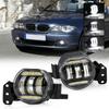 Автомобильные фары Противотуманная фара в сборе Для BMW E46 E60 E61 2003 2004 2005 2006 2007 2008 Светодиодные Ангельские Глазки Галогенный Передний Бампер Фара 12В