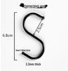 Плоский S-образный крючок из нержавеющей стали для сушки колбасы, бекона, рыбы, кухни или хранения одежды