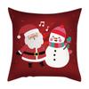 Christmas Themed Pillowcases Car Accessories Office Santa Claus Living Room Sofa Home Pillowcases