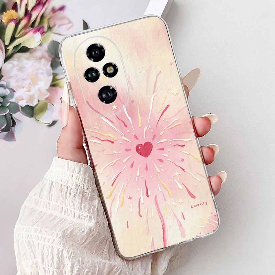 For Honor 200 Pro Honor200 Elegant Floral Butterfly Phone Case For Honor 200 200Pro Soft Silicone TPU Cases