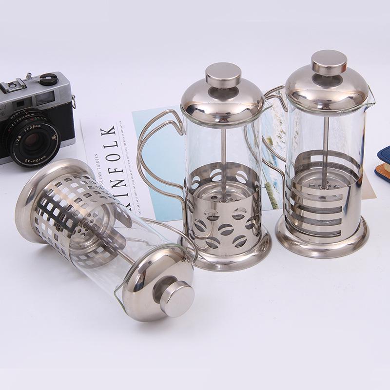 Френч-пресс из нержавеющей стали для кофе и чая, 350 мл