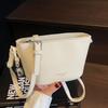 Wholesale Senior Lychee Pattern Simple Wind Bucket Bag Women's Niche Commuting Casual Versatile Foreign Style Messenger Bag