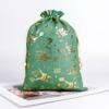 5pcs/lot Multi-color Christmas Drawstring Storage Bag  Candy Jewelry Toy Presents