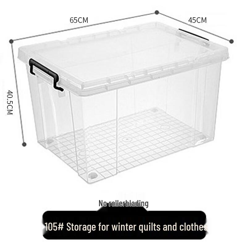 Japanese Style Clear Plastic Storage Box