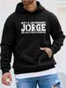 Spanish Legend Jorge Streetwear Brand Printed Casual Sport Outdoor unisex Hoodie Long Sleeve Sweatshirt unisex Top Autumn/Winter Apparel