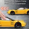 1:22 Scale Honda NA1 Alloy Cars Toys Miniature Models 5 Doors Opened Pull Back Vehicles Light Sound Model Perfect Gifts for Boys FH1