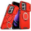Чехол для OPPO Reno 13F Pro 4G 5G Case Armor Слайд Защита Объектива Камеры Чехол для Телефона для Задней Крышки