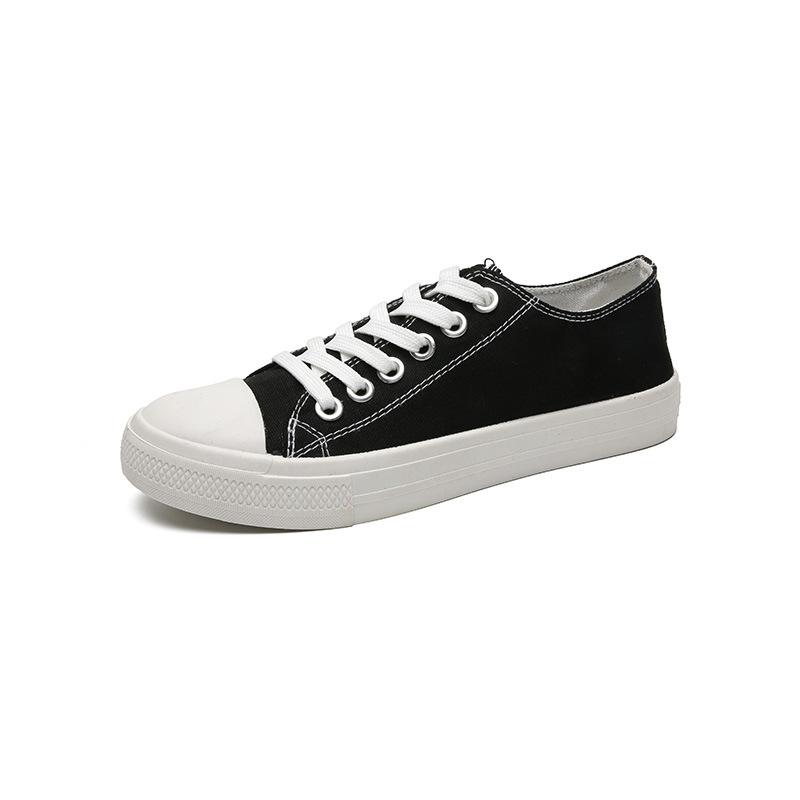 Spring and Autumn New Low-top Men's Shoes Classic Canvas Shoes Male Students Trend Board Shoes Korean Version Versatile Little White Shoes Male