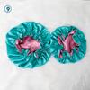 Hair Sleep Cap Women Solid Color Satin Bonnet Set Double Layer