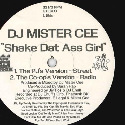12-дюймовая пластинка DJ MISTER CEE - Shake Dat Ass Girl / Where Brooklyn CEE152 TAPE KINGZ 1995 США Рэп и хип-хоп/R&B Б/У