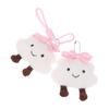 Kawaii Bow Clouds плюшевый брелок милый сладкий облако мягкая кукла брелок сумка кулон рюкзак подвесное украшение ключ аксессуары