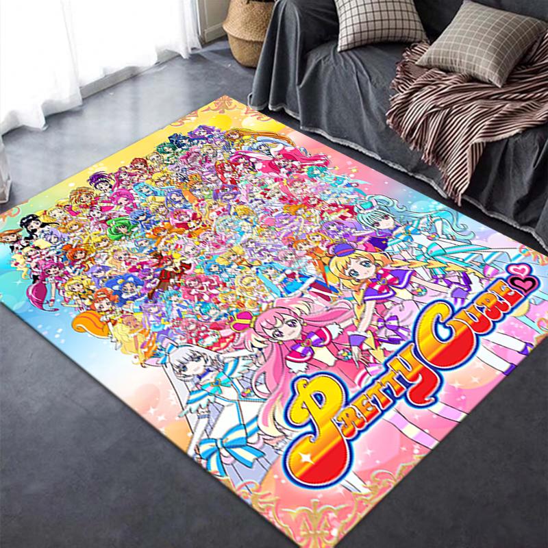2025 New Pretty Cure Carpet Rug for Living Room Bedroom Home Sofa Decoration,Kids play Non-slip Floor Mat121