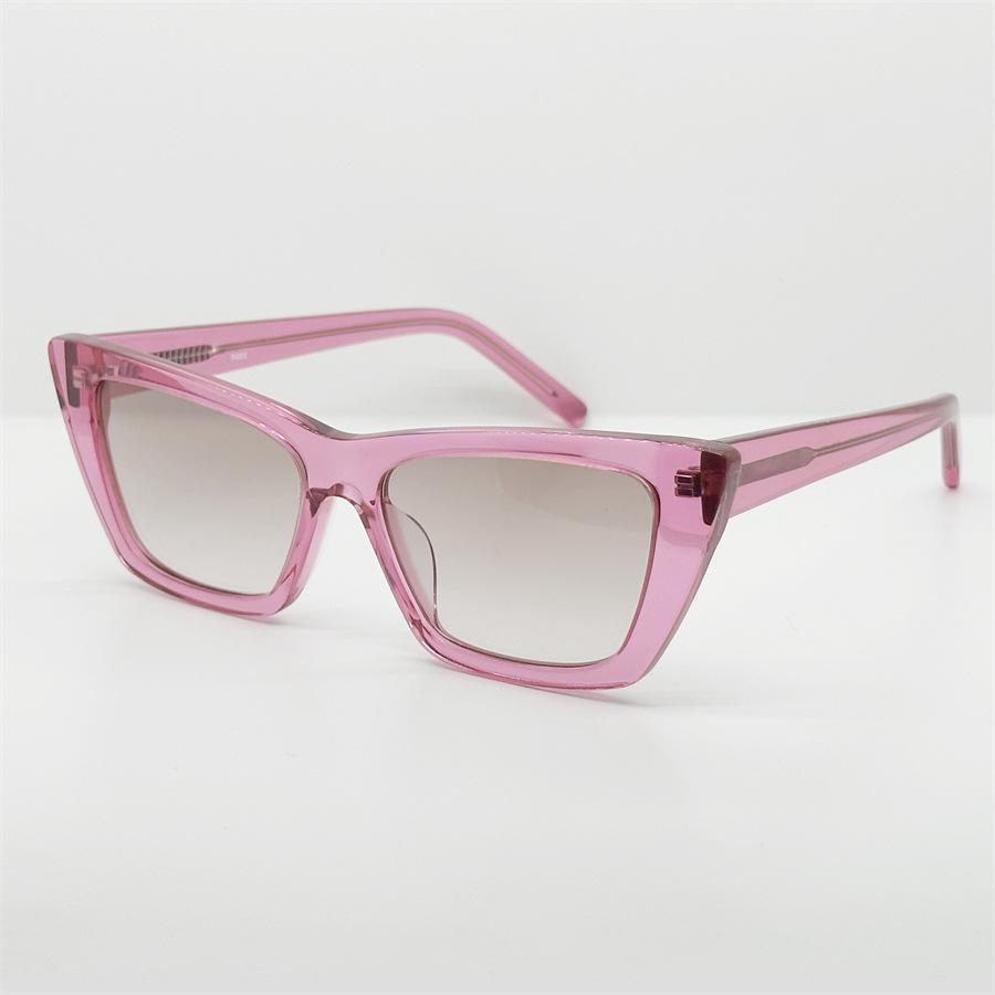Trendy Yangshulun cat-eye black sunglasses, super cool and unique, round-face sunglasses, same style as popular with female influencers, makes the