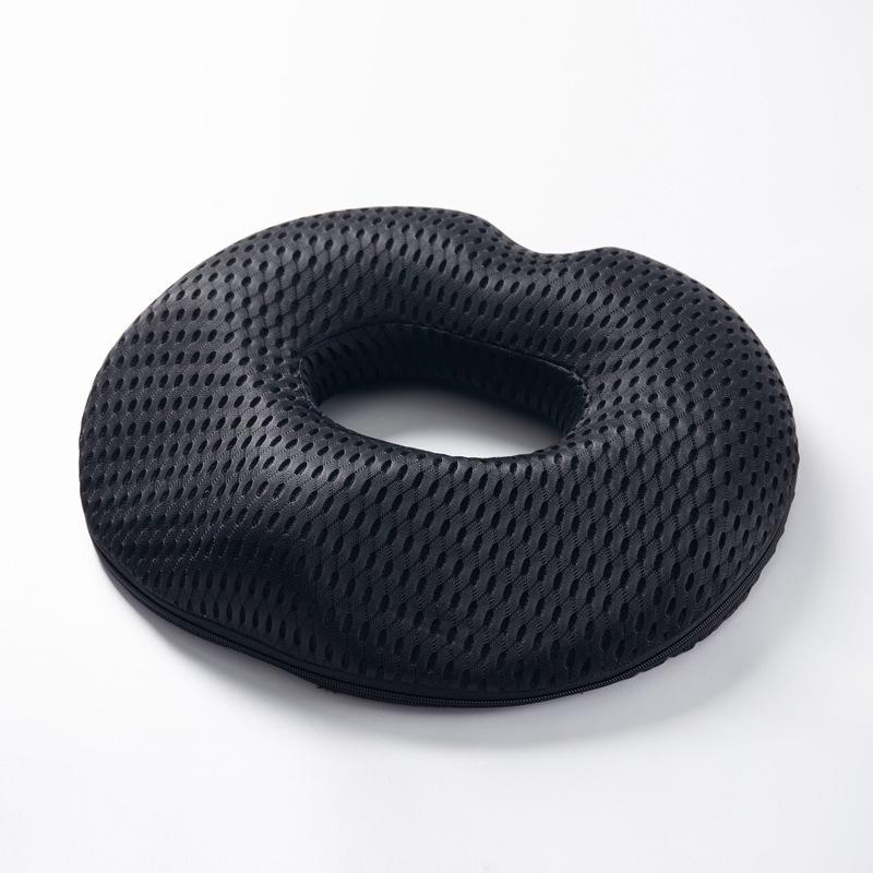 Толстая подушка от геморроя из пены с эффектом памяти | Дышащая подушка для снятия давления с копчика | Массажная поддержка для офисного кресла