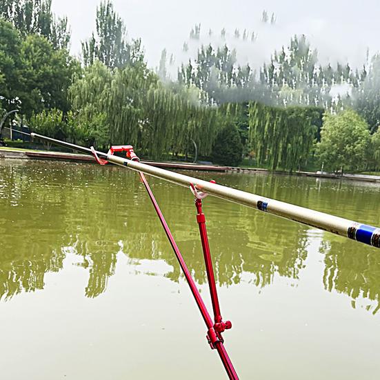 Corner Pole Stand 8MM Interface Left Right Adjustable 180 Degrees Rotatable Fish Pole