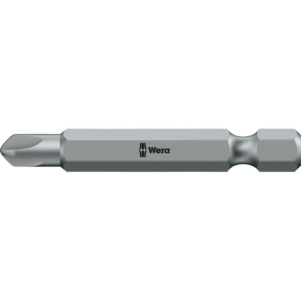 WERA Screwdriver TS2 Cutting 50mm Overall 066660 TORQ-SET Torque-Set Bit, 6.35mm Drive, Edge, Length,
