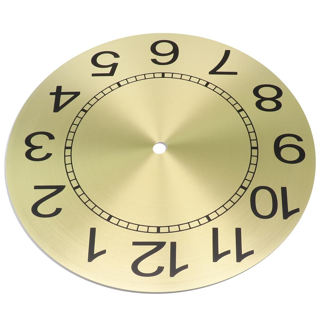 Replacement Clock Dial 9.5 Inch Clock Face DIY Quartz Wall Clock Advanced Appearance Durability Fading Resistant