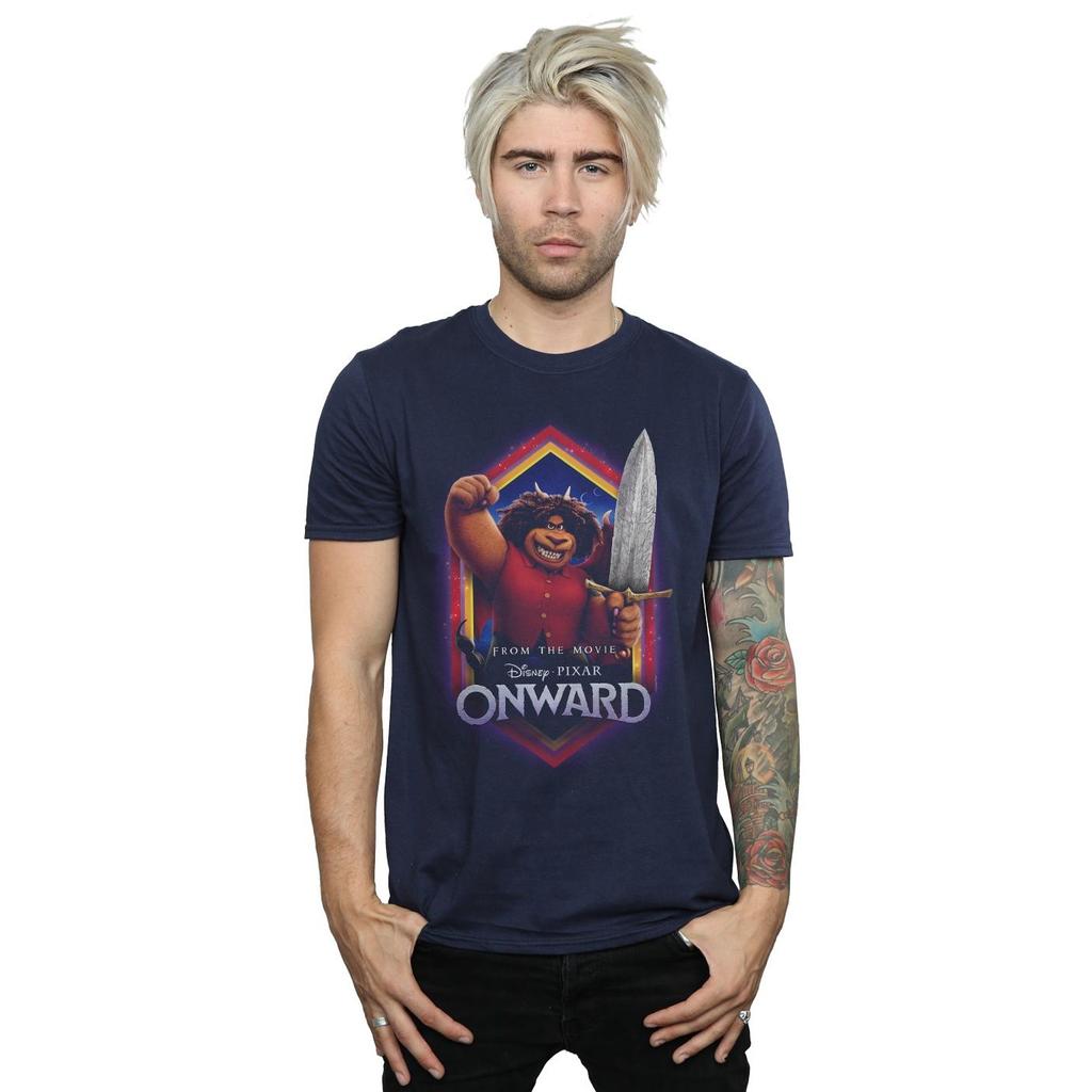 Disney Mens Onward Corey Manticore Crest T-Shirt