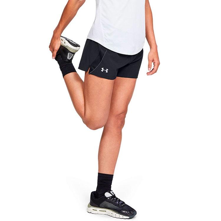 Under Armour Casual Shorts Women's Black Moderate Unisex 1342856-001