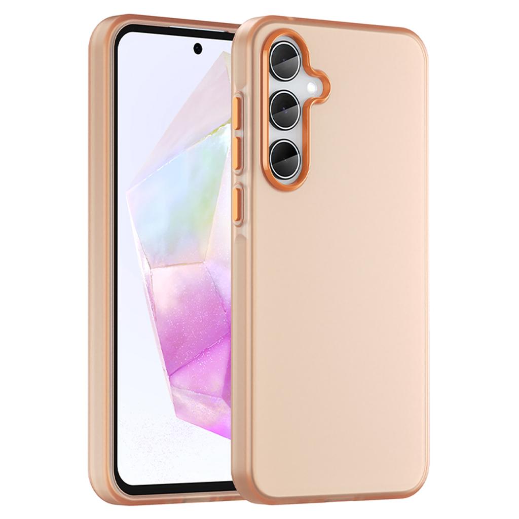 For Samsung Galaxy A35 5G Case TPU+PC Phone Back Cover Matte Translucent Design