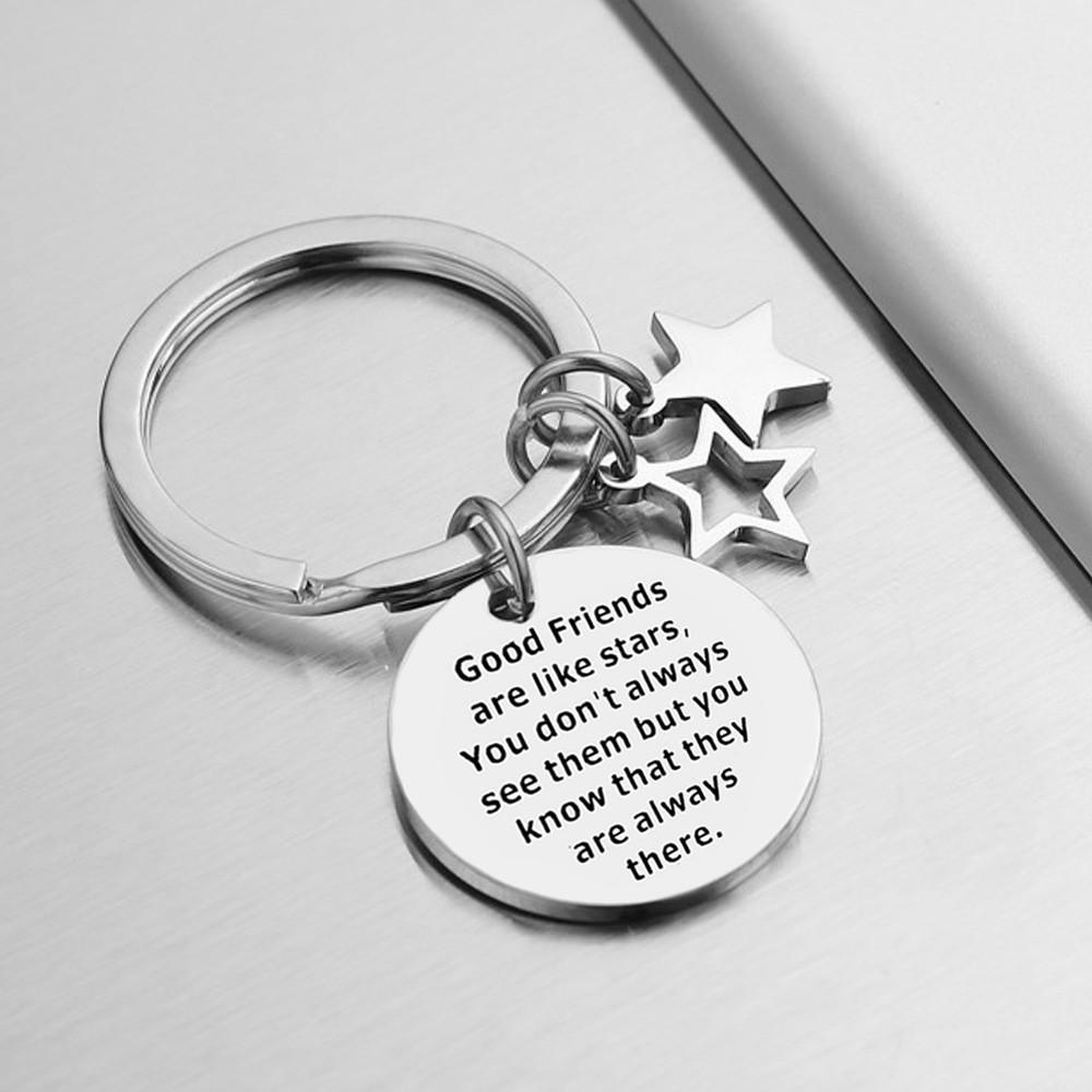 Dazzling Stainless Steel Rainbow Keychain Friendship Accessory For Holidays And Special Occasions