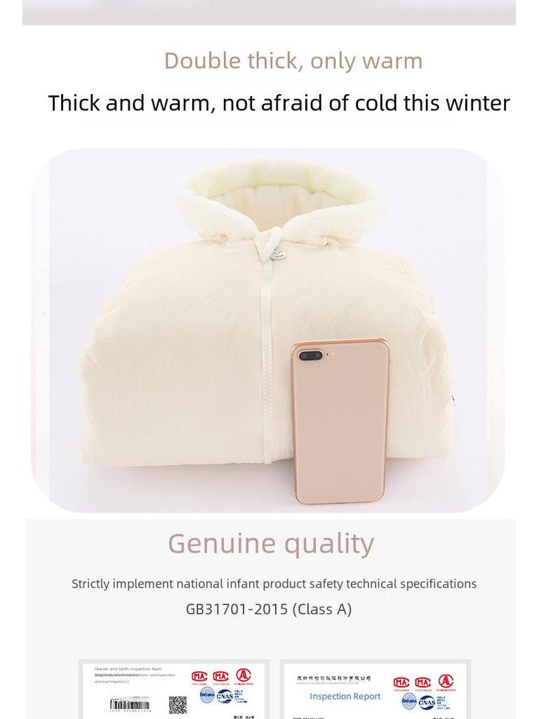 Winter Baby Jumpsuit: Thick Warm Cotton Romper for Boys and Girls