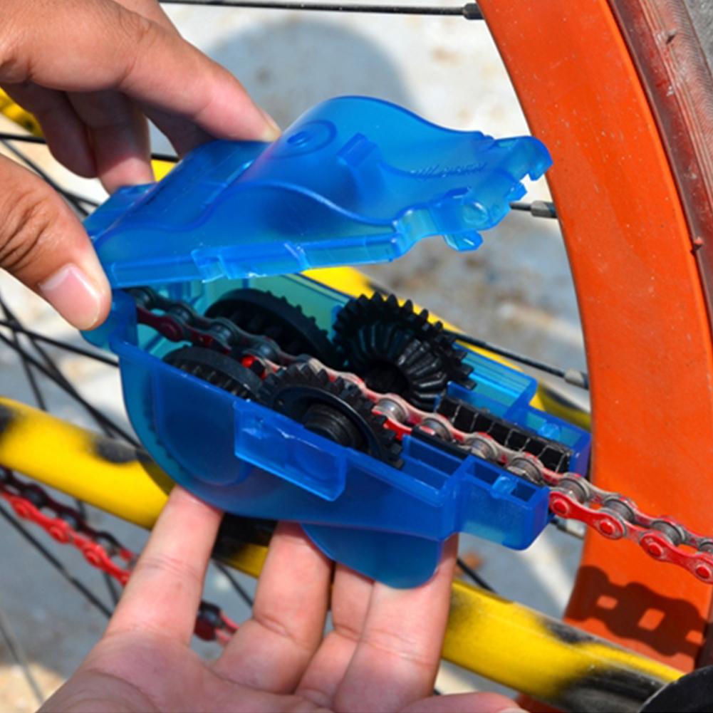 Очиститель цепи велосипеда Инструмент для мойки и очистки цепи Аксессуары для обслуживания велосипеда