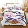3D Печать Аниме Кавайные Девочки Nekopara Коллекция Постельного Белья Односпальная Двуспальная Полная Квин Кинг Размер Коллекция Постельного Белья Для Взрослых Детей Спальня Пододеяльник Коллекции