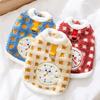 Autumn and Winter Dog Plaid Time Warm Thickened Two-legged Fleece Coat Small and Medium-sized Dog Cat Teddy Pet Dog Clothes