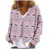 Womens Zip Up Sweaters Sweatshirts Long Sleeve Oversized Jackets Soft Casual Loose Tunic Tops