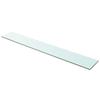 VidaXL Shelf Panel Transparent Glass 100 X 15 Cm