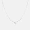 METROCITY JEWELRY René Perla Sterling Silver Rose Necklace A243SN9102RPA