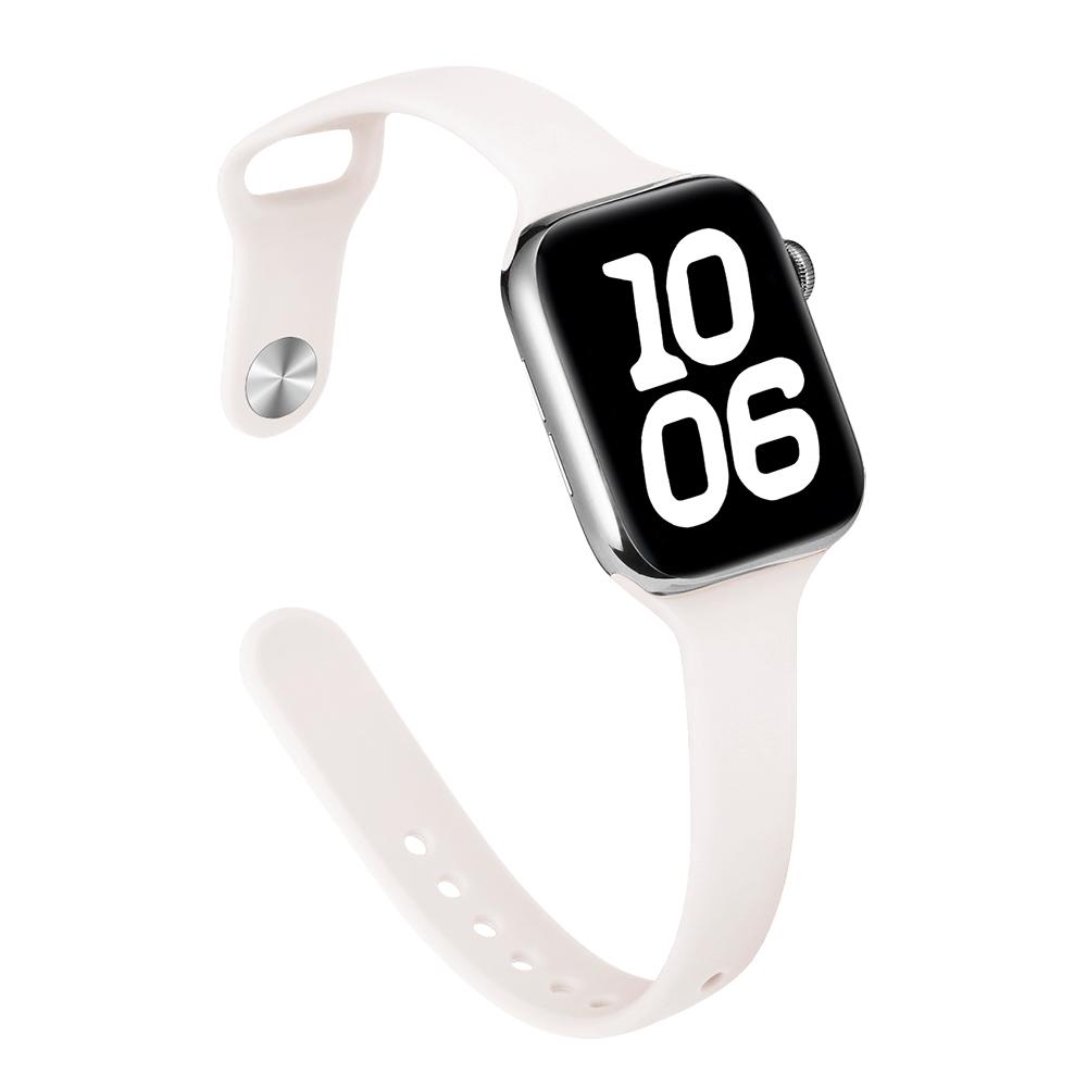 Тонкий силиконовый ремешок для Apple Watch 46 мм Band 44 мм 45 мм 38 мм 42 мм 49 мм Bracelet iWatch Correa Serie 8 7 6 5 SE 4 9 10 ultra 3 2