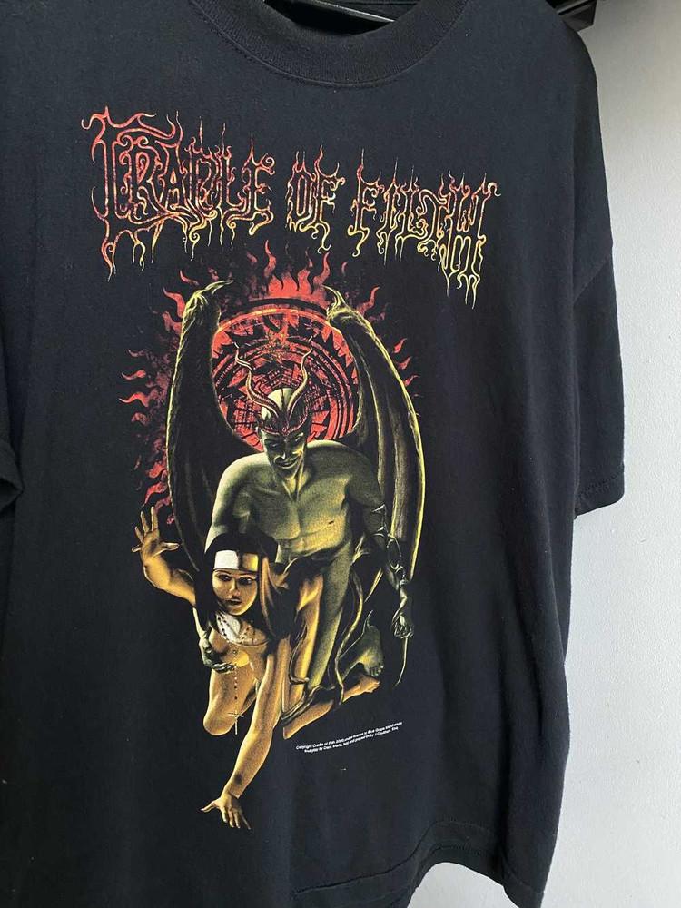 Винтажная футболка группы Cradle Of Filth 2000 года, унисекс, все размеры S-XL TU031, футболка унисекс