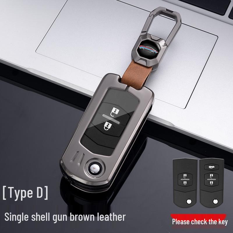 Mazda Key Cover for Models 3, Axela, CX4, Atenza, CX5, Ruiyi, CX30, and Next 6