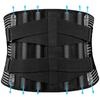 Adjustable Back Lumbar Support Belt Protection Gym Trainer Waist Spine Brace Belt  Double Pull Decompression Antiskid Breathable