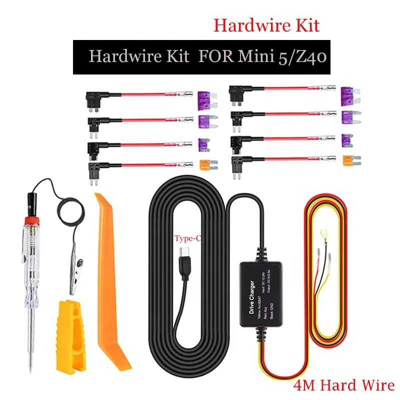 ( Not original ) for  Mini 5 12/24V Type-C USB Car Charger Hard Wire Hardwire Kit  for Mini 5/ Z40 / Z50 / Mola N3 Pro